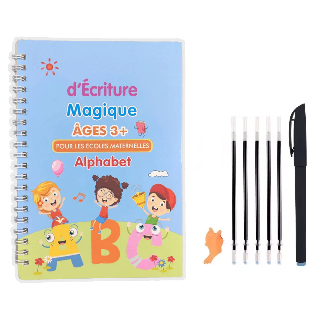 Cahier Magique d’Écriture – Apprentissage Réutilisable