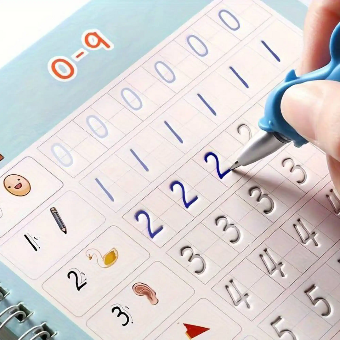 Cahier Magique d’Écriture – Apprentissage Réutilisable