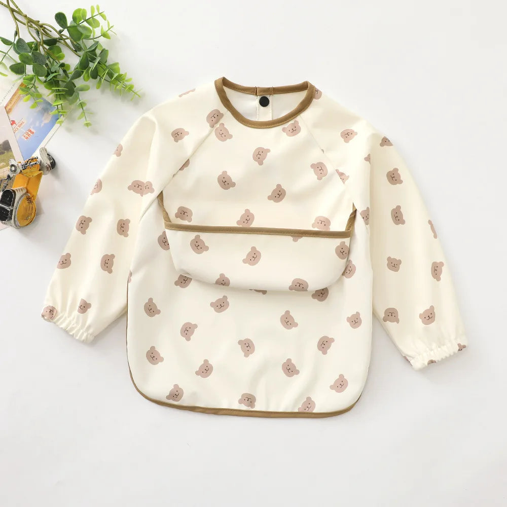 Bavoirs imperméable à manches longues | Les Trésors de Bébé