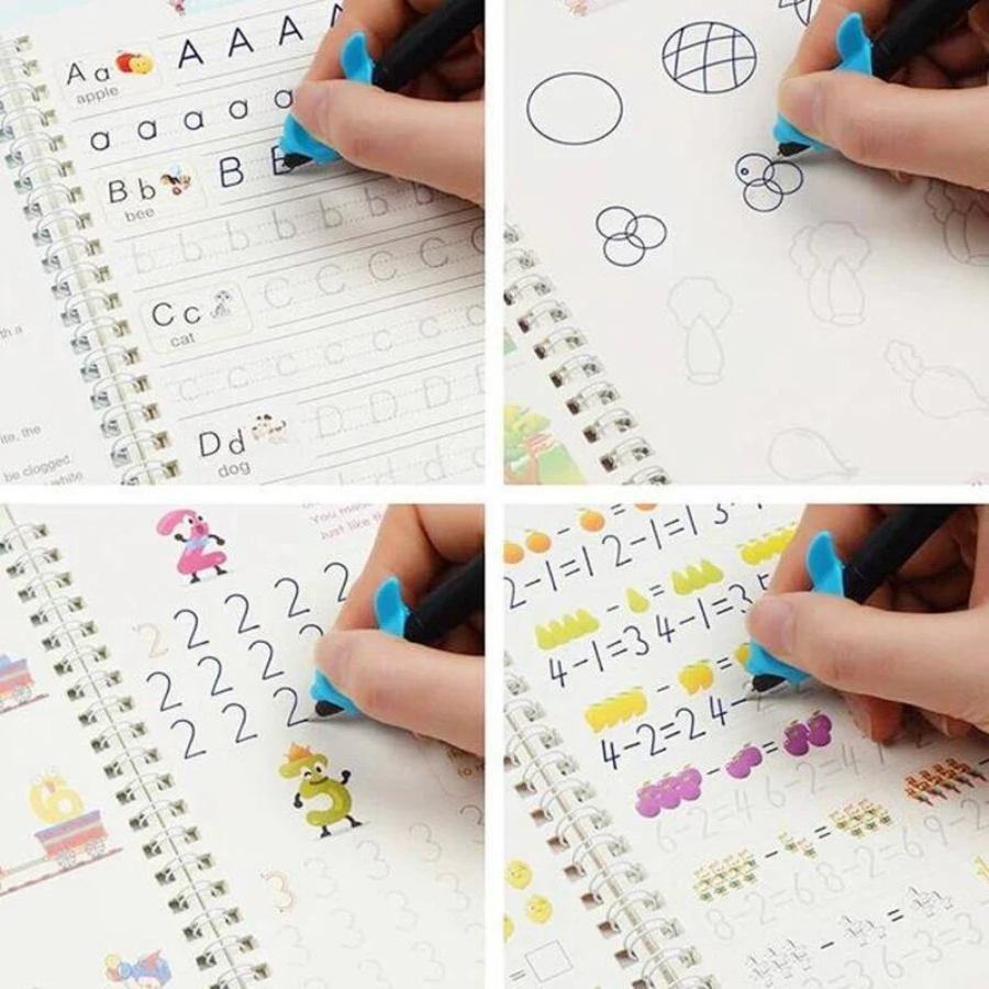 Cahier Magique d’Écriture – Apprentissage Réutilisable