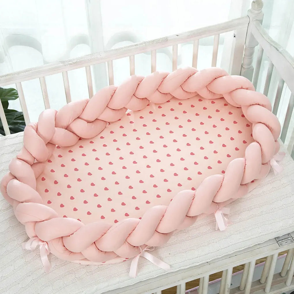 Couffin Bébé Tressé – Réducteur de Lit
