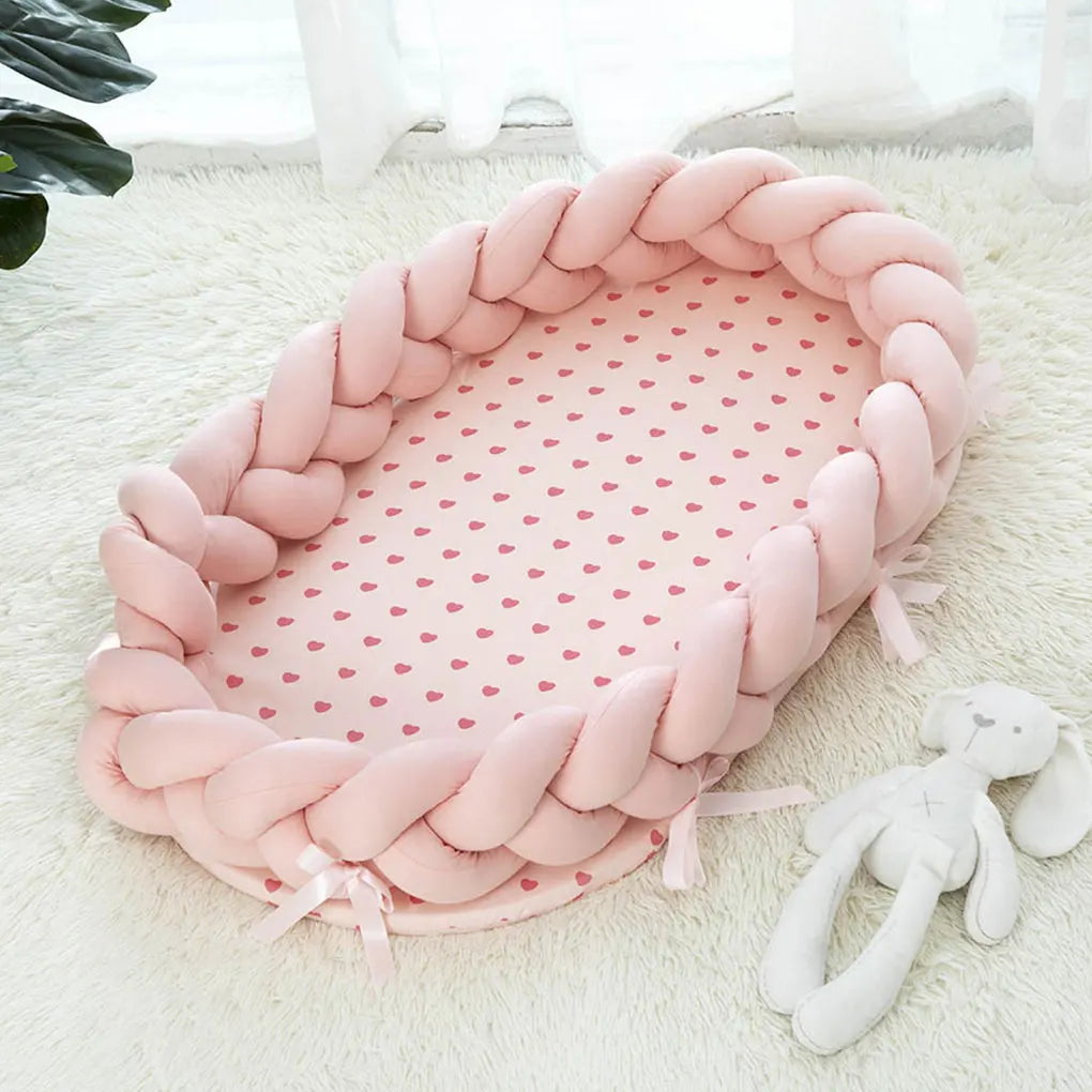 Couffin Bébé Tressé – Réducteur de Lit